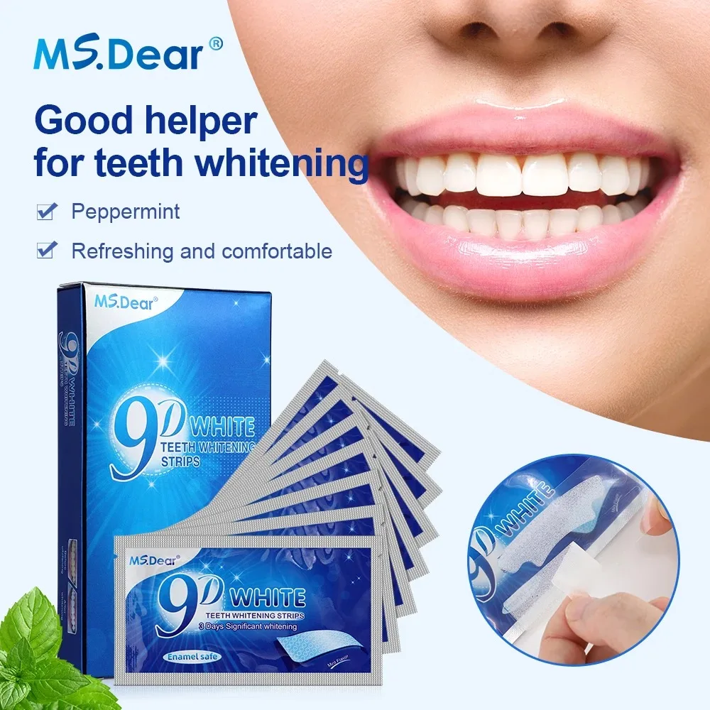 Whitening Strip 3D - Teeth Whitening Strips for Natural Bright