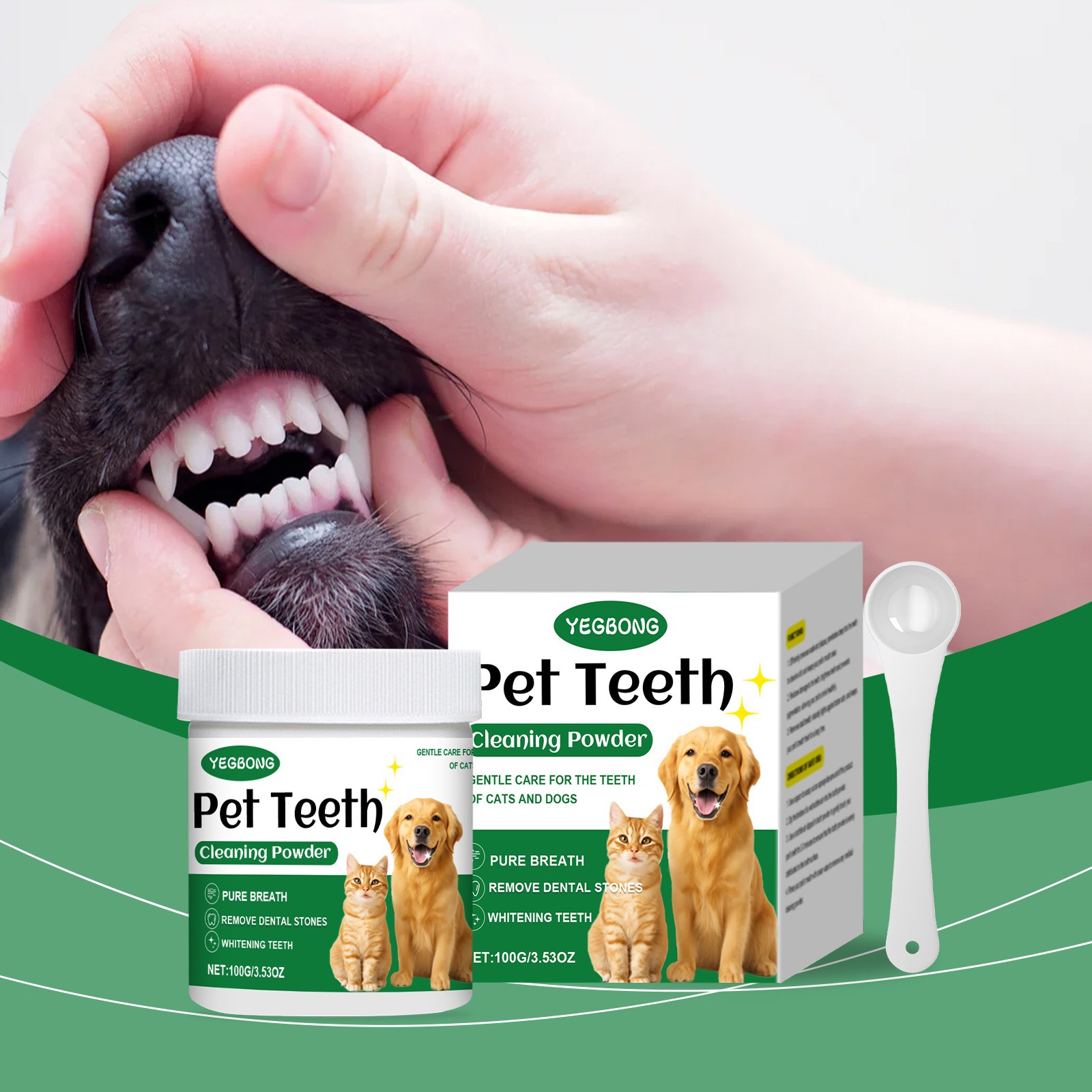 Teeth Whitening China - Pet Teeth Cleaning Powder Reduce Dental