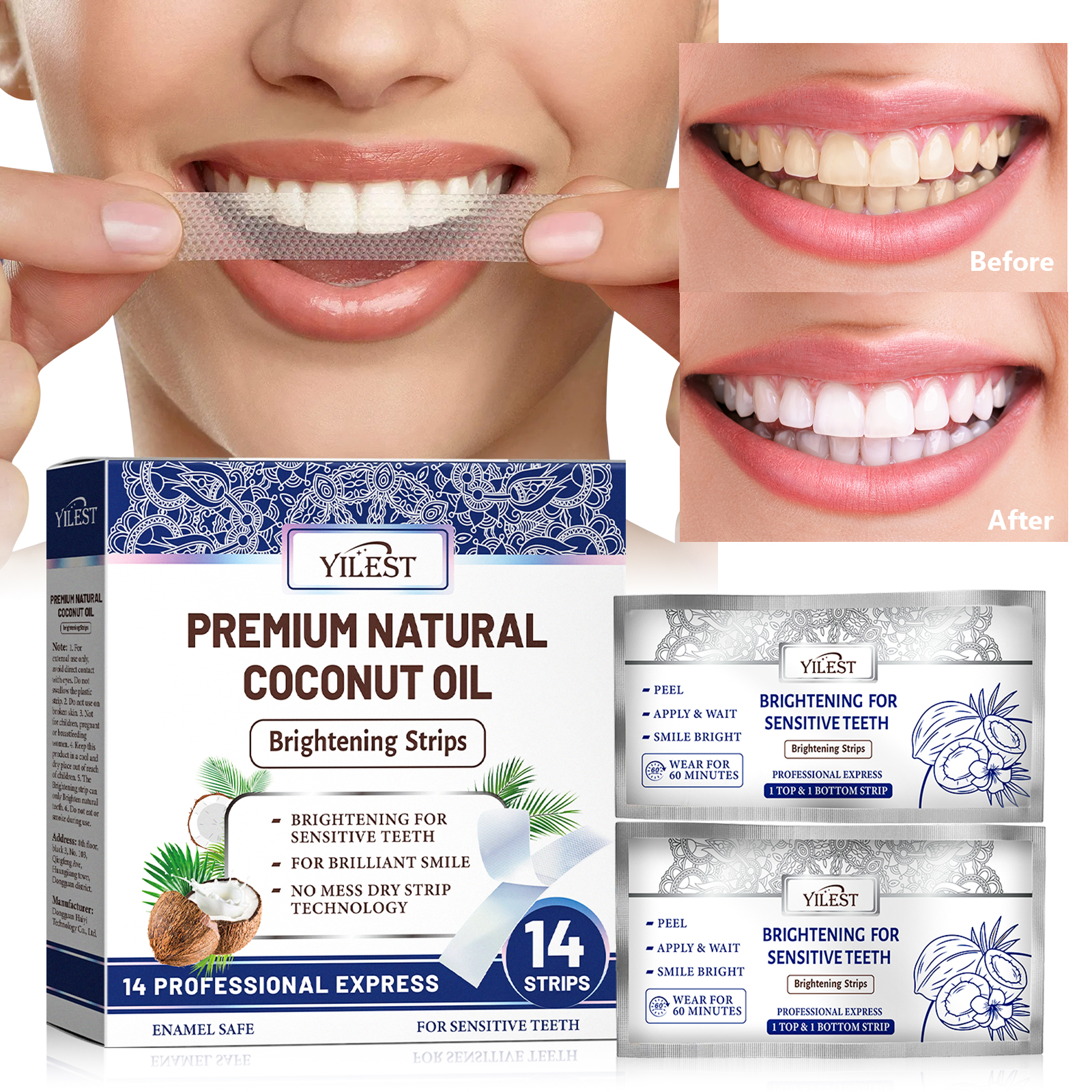 Teeth Whitening Strips Crest - Teeth Whitening Strips 14pcs Cleansing Relief