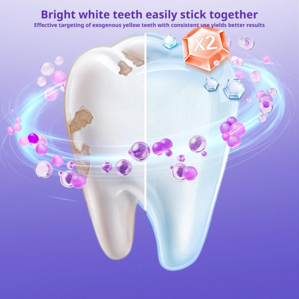 42Pairs V34 Purple Teeth White – обзор и цена Teeth Whitening Strips Crest