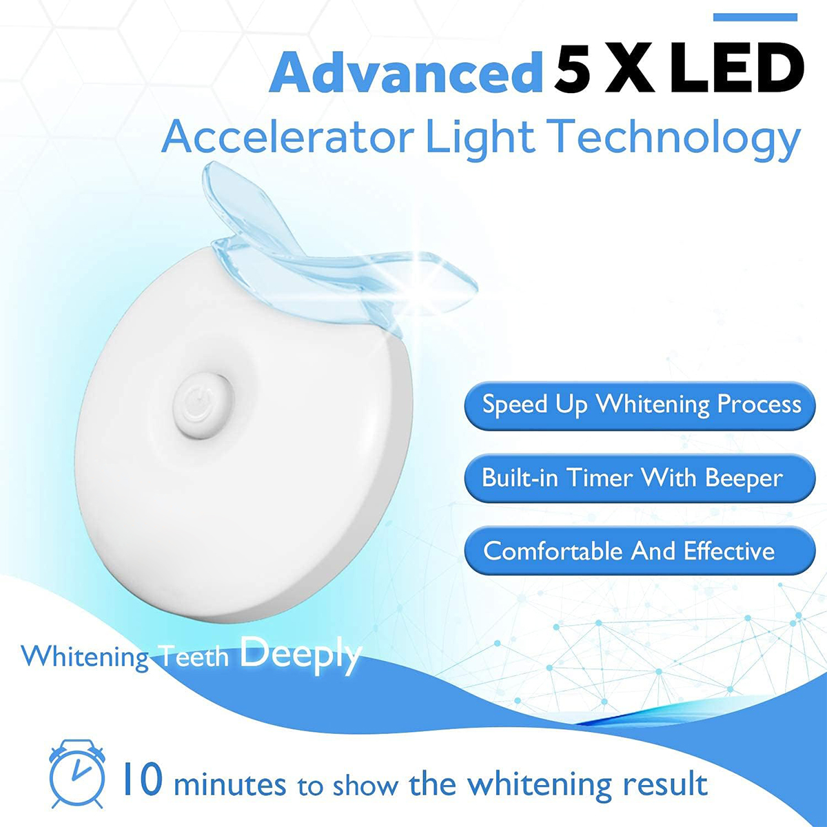 Teeth Whitening Kit - 5X LED L – обзор и цена Teeth Whitening Light Kit
