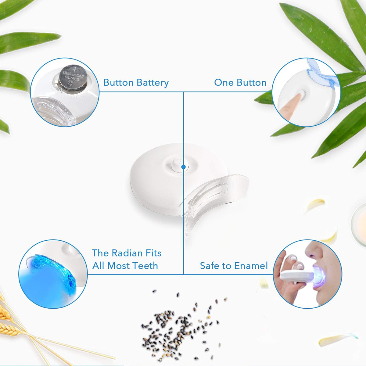 Teeth Whitening Kit - 5X LED L – обзор и цена Teeth Whitening Light Kit