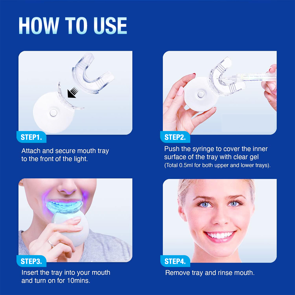 Teeth Whitening Kit - 5X LED L – обзор и цена Teeth Whitening Light Kit