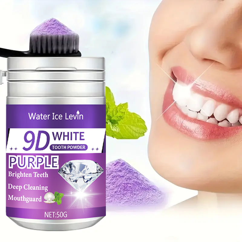 9D White Purple Toothpowder. B – обзор и цена Teeth Whitening Ingredients