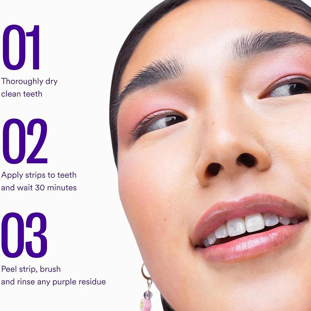 Purple Teeth Whitening Strips  – обзор и цена Teeth Whitening Strips Crest