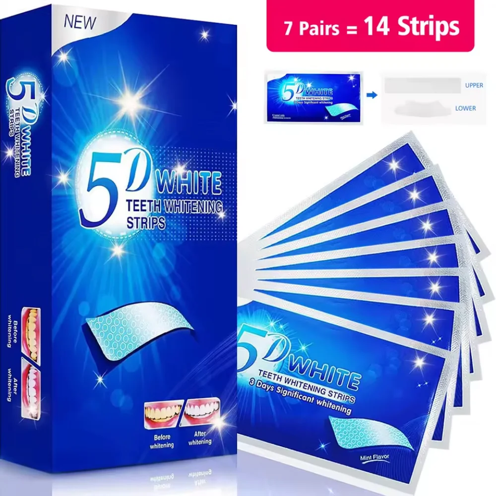 Fast Acting 3D 5D 9D Teeth Whi – обзор и цена Whitening Strip 3D