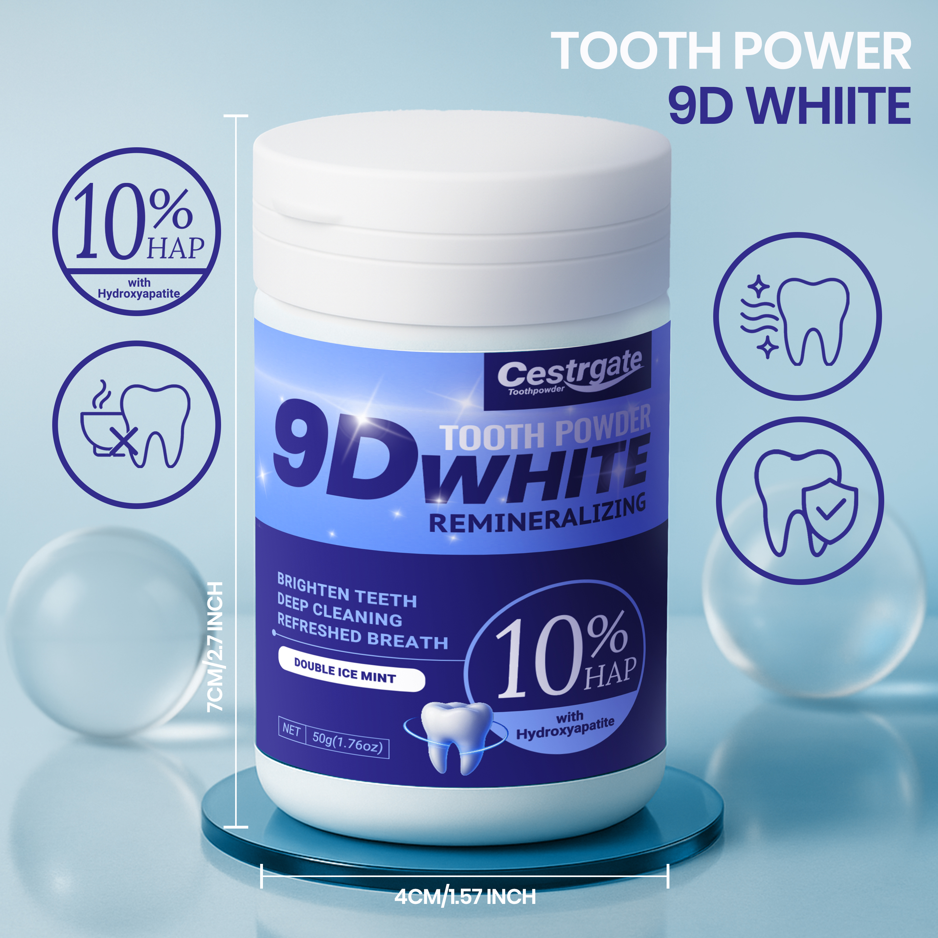 9D Hydroxyapatite Teeth Whiten – обзор и цена Teeth Whitening Ingredients