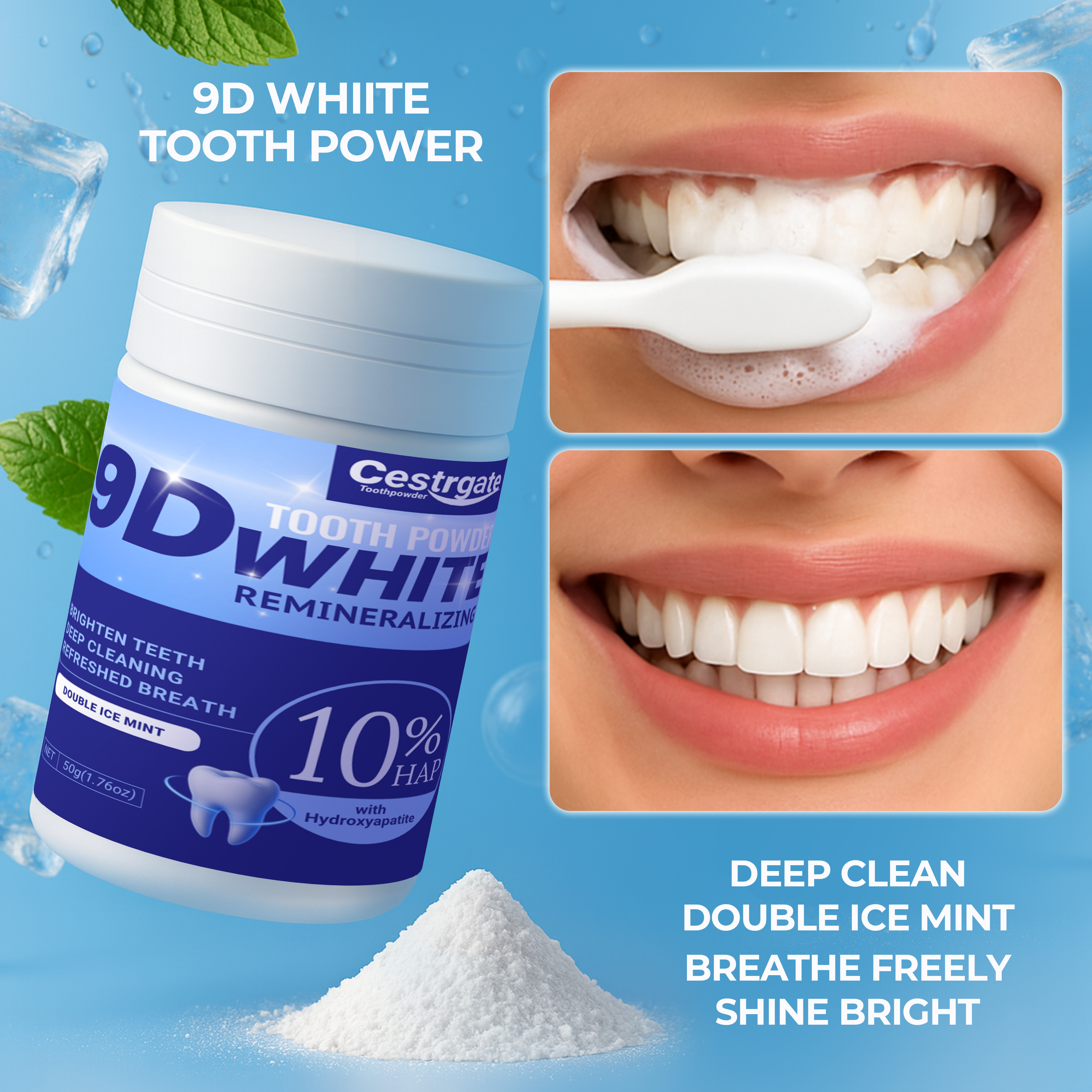 9D Hydroxyapatite Teeth Whiten – обзор и цена Teeth Whitening Ingredients