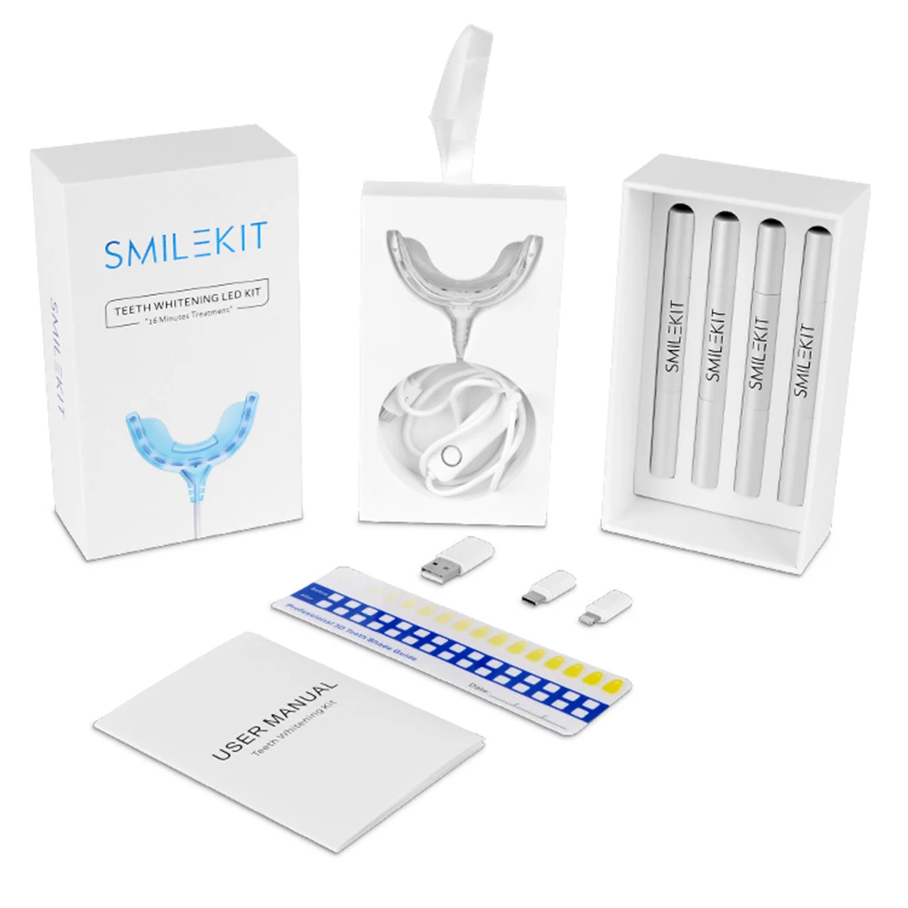Smart Timing 16 LED Cold Light – обзор и цена Teeth Whitening Light Kit
