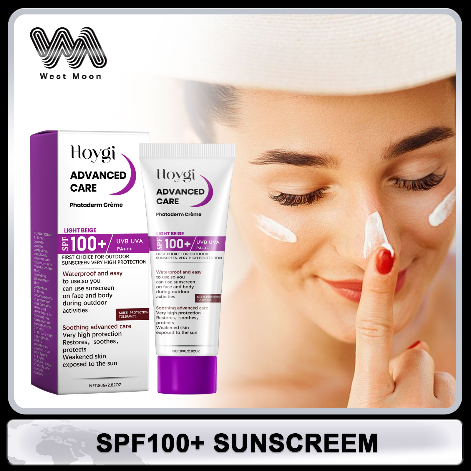 Spf100+ Face Cream for Sunburn – обзор и цена Uv Whitening Kit