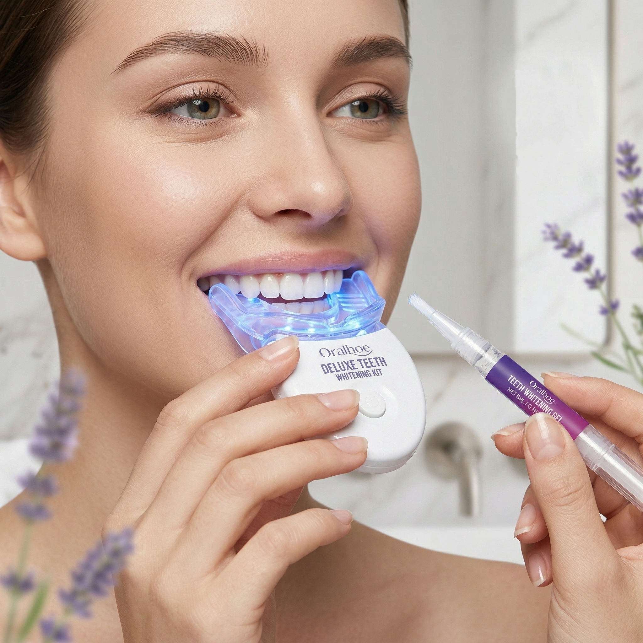 Oralhoe Teeth Care Set Oral Hy – обзор и цена Teeth Whitening Light Kit