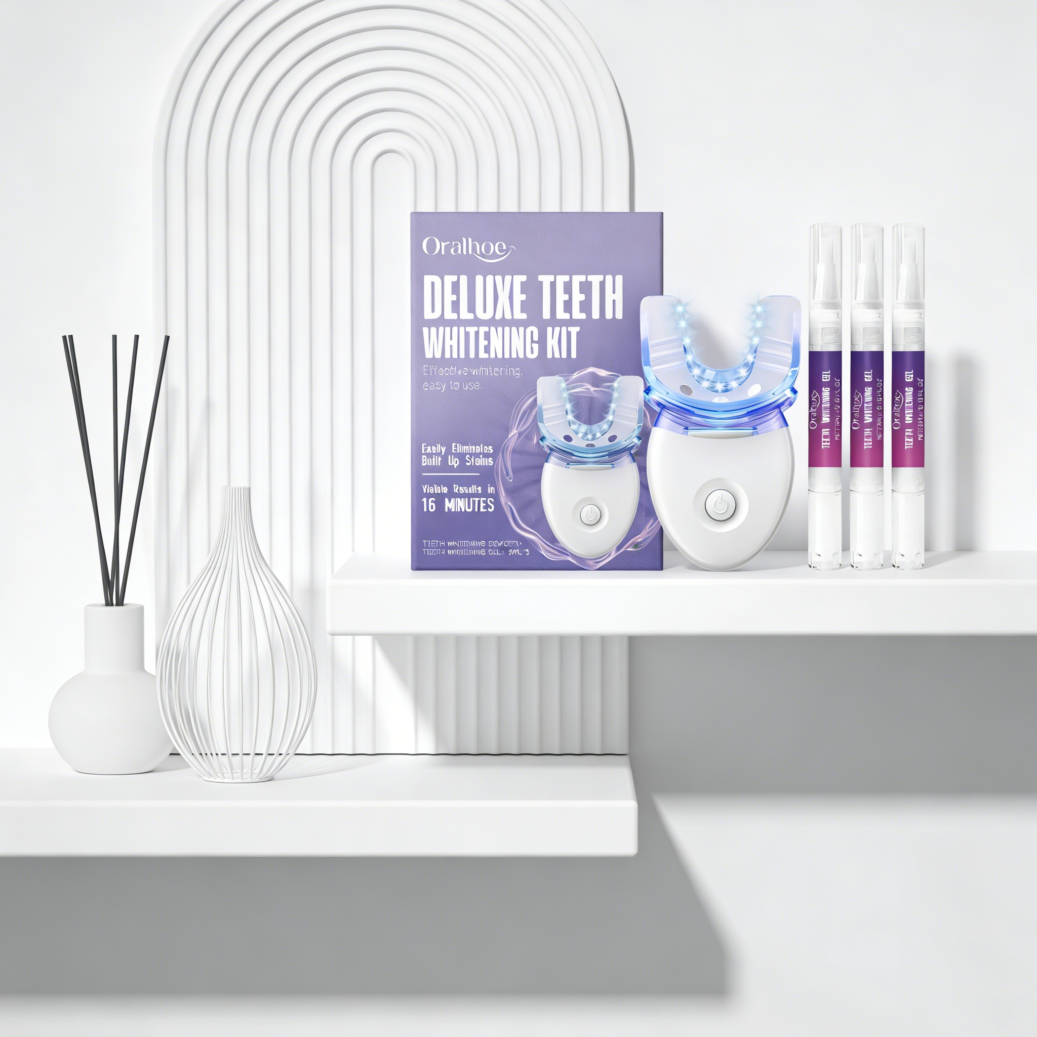 Oralhoe Teeth Care Set Oral Hy – обзор и цена Teeth Whitening Light Kit