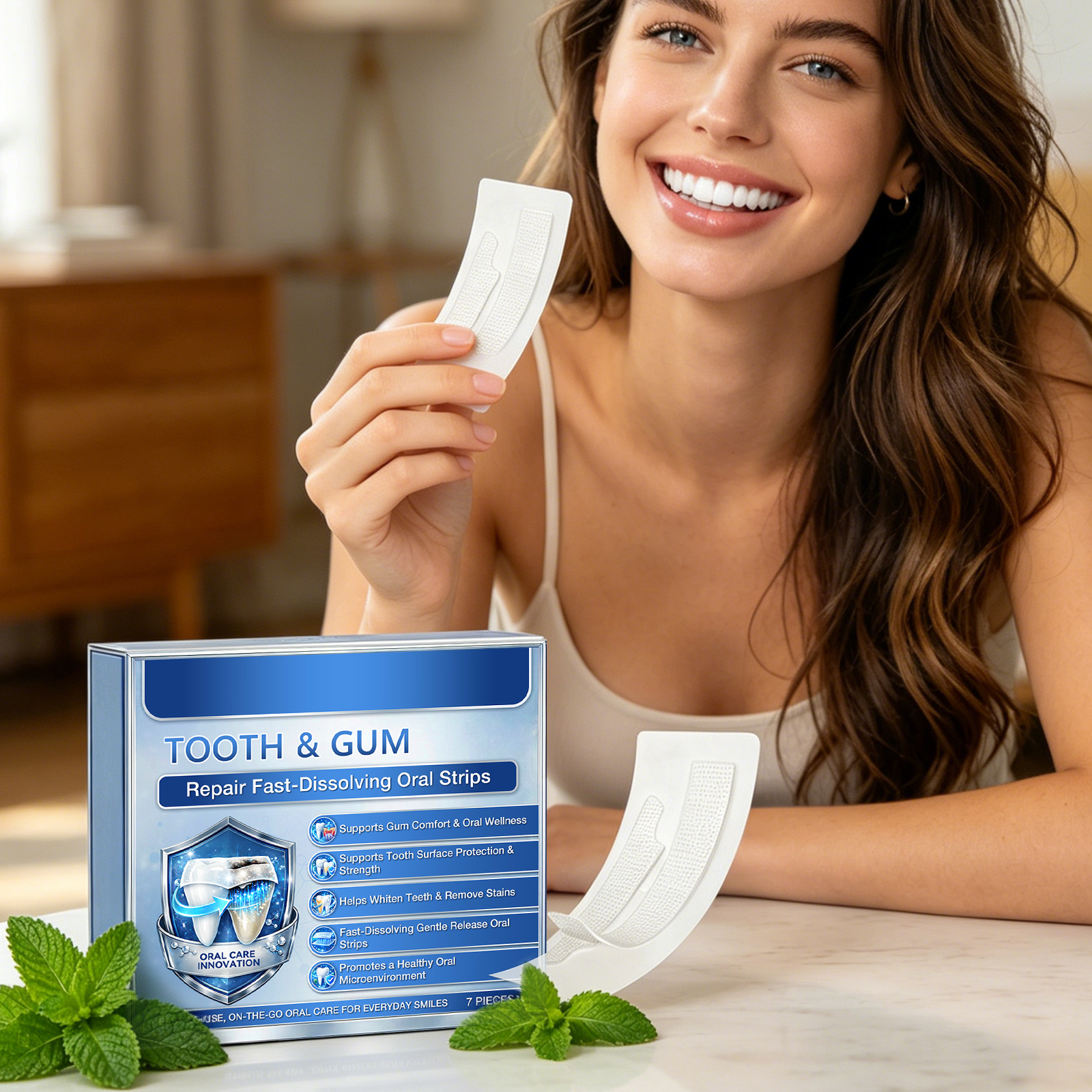 Instant Teeth Whitening Strips – обзор и цена Teeth Whitening Strips Crest