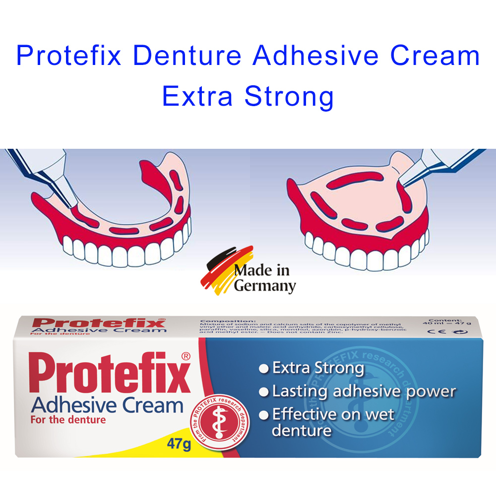 Protefix Adhesive Cream For De – обзор и цена Teeth Whitening Ingredients