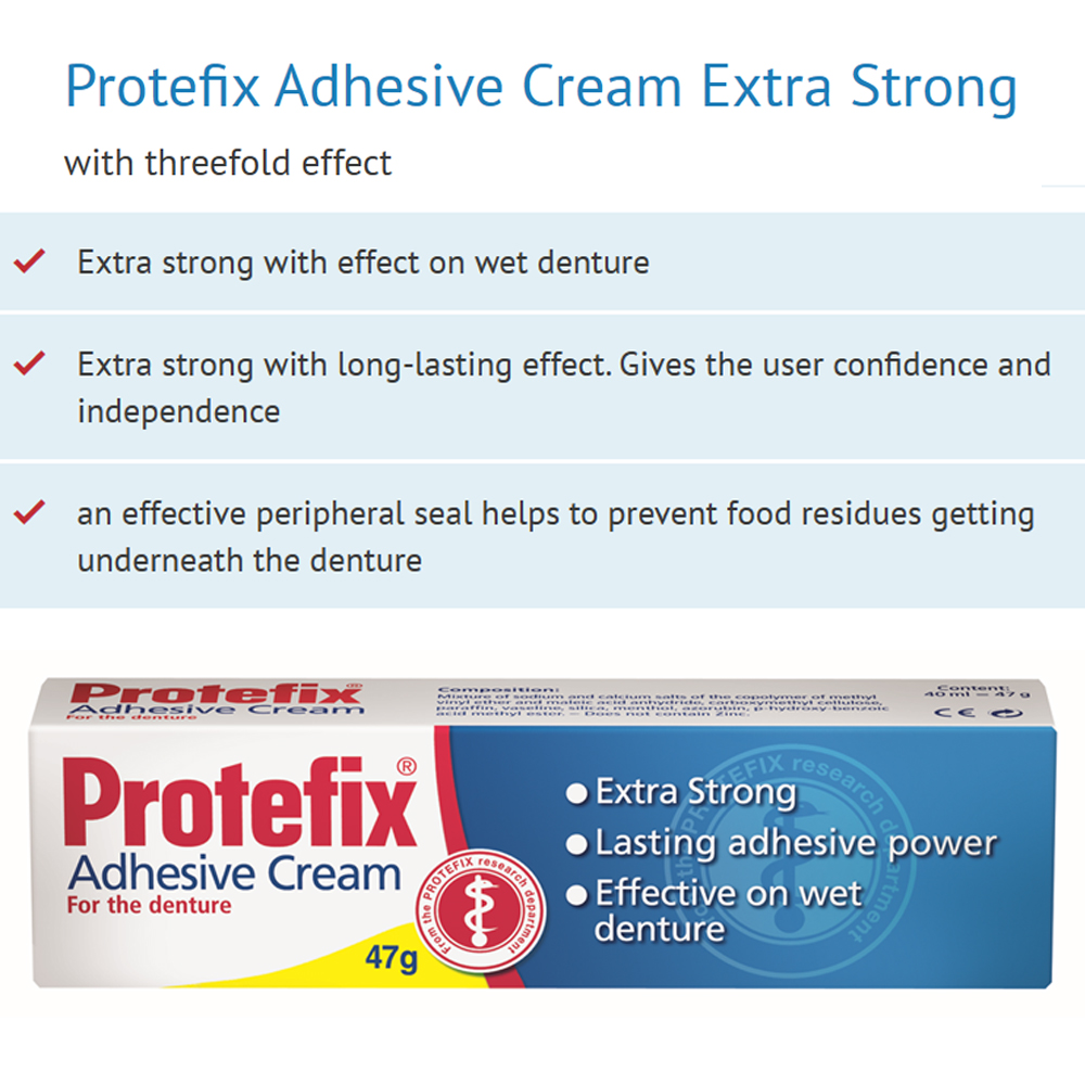 Protefix Adhesive Cream For De – обзор и цена Teeth Whitening Ingredients
