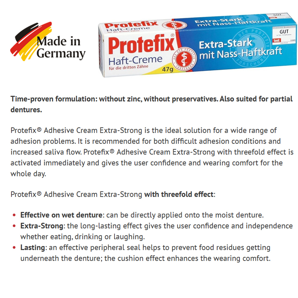 Protefix Adhesive Cream For De – обзор и цена Teeth Whitening Ingredients