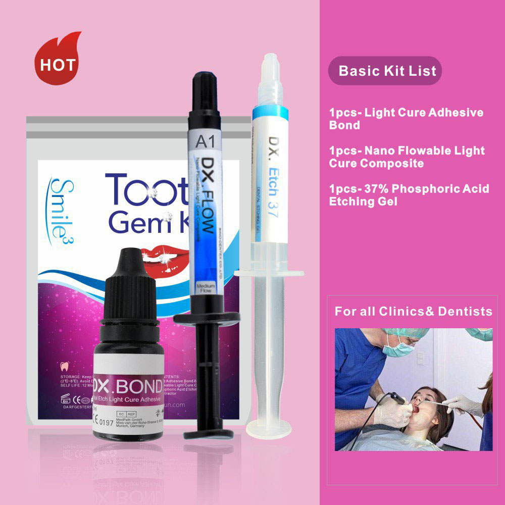 HOT Tooth Gem Kit Teeth Decora – обзор и цена Teeth Whitening Light Kit