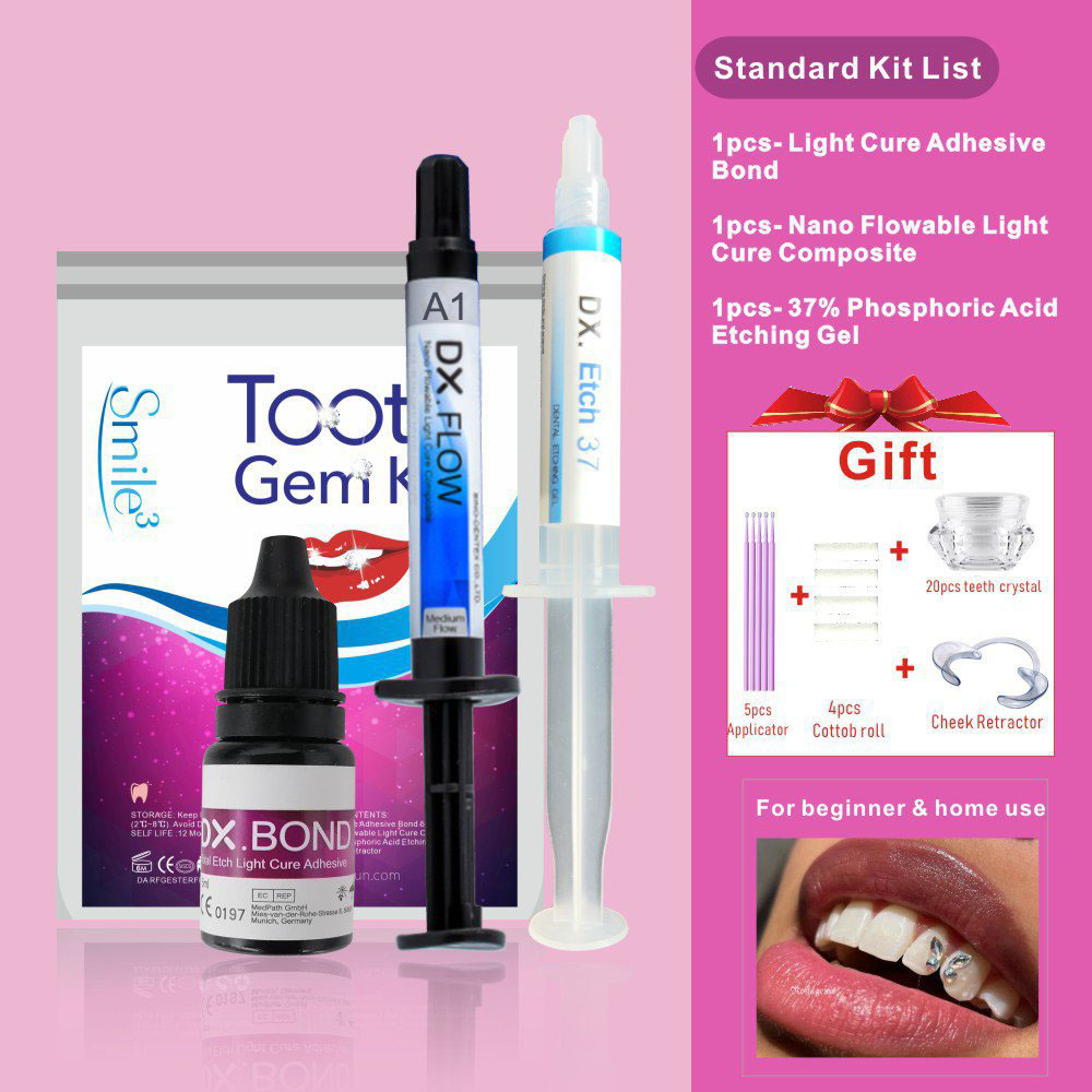 HOT Tooth Gem Kit Teeth Decora – обзор и цена Teeth Whitening Light Kit