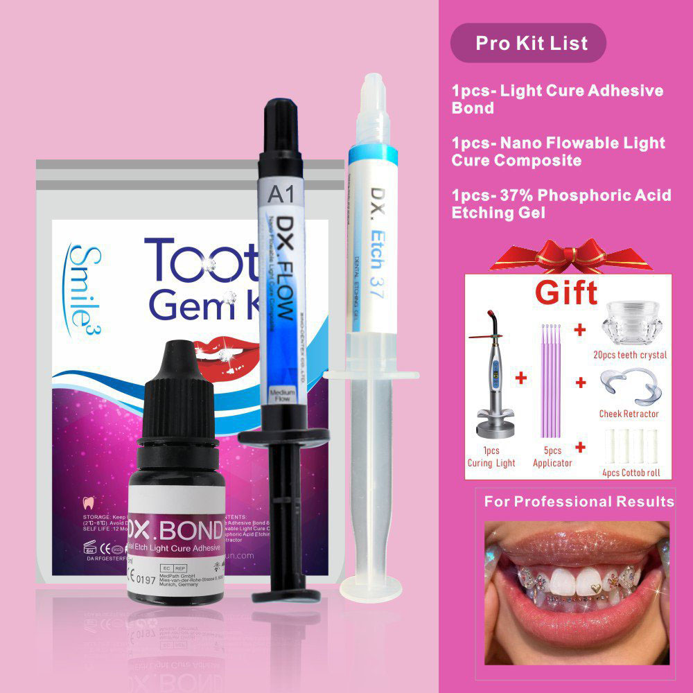 HOT Tooth Gem Kit Teeth Decora – обзор и цена Teeth Whitening Light Kit