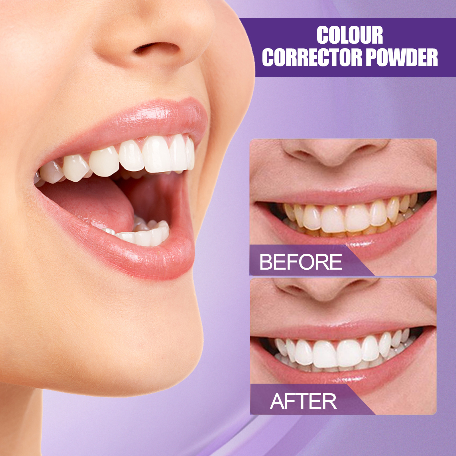 Teeth Whitening Purple Powder  – обзор и цена Teeth Whitening Ingredients