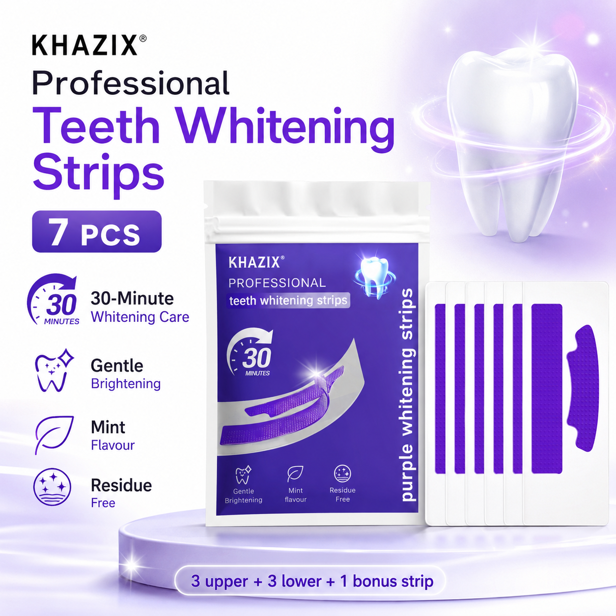 7PCS Teeth Whitening Strips fo – обзор и цена Teeth Whitening Strips Crest