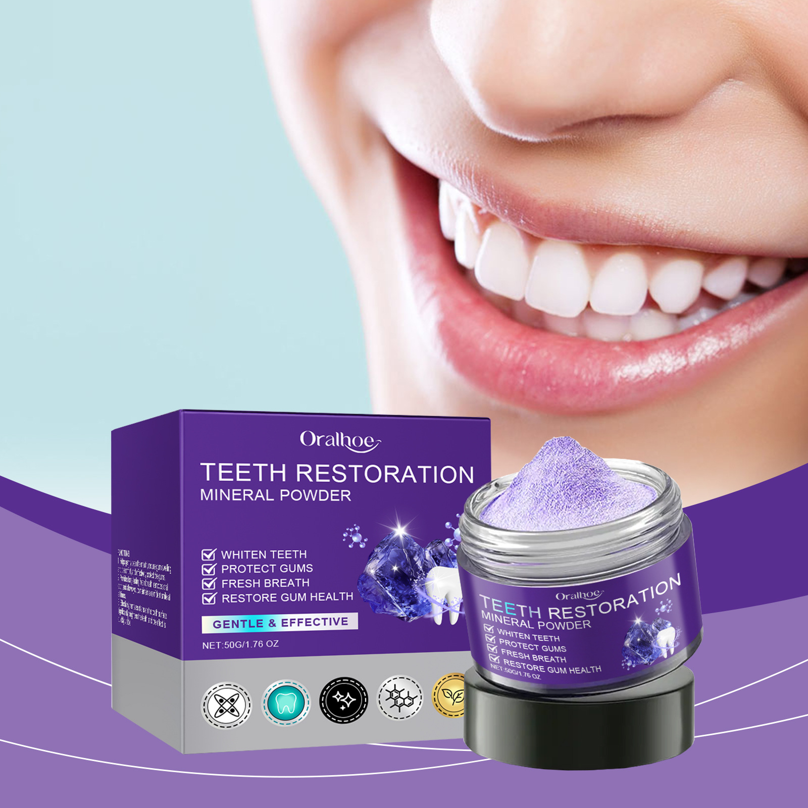 Teeth Restoration Mineral Powd – обзор и цена Teeth Whitening Ingredients