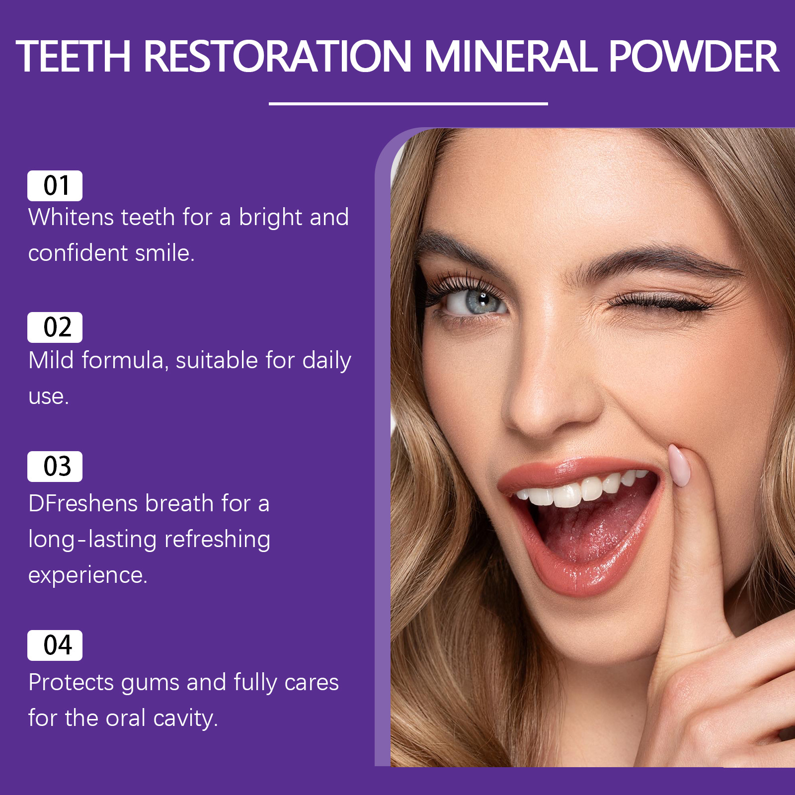 Teeth Restoration Mineral Powd – обзор и цена Teeth Whitening Ingredients