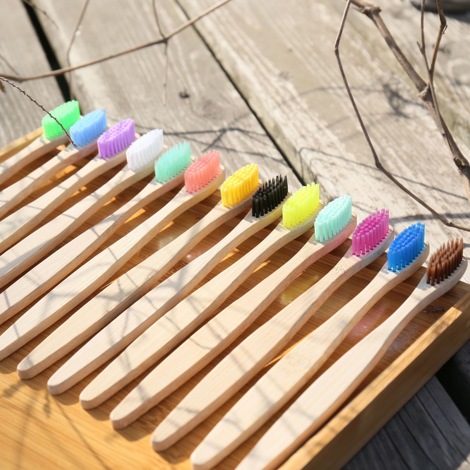 100PCS Colorful Natural Bamboo – обзор и цена Teeth Whitening Laser