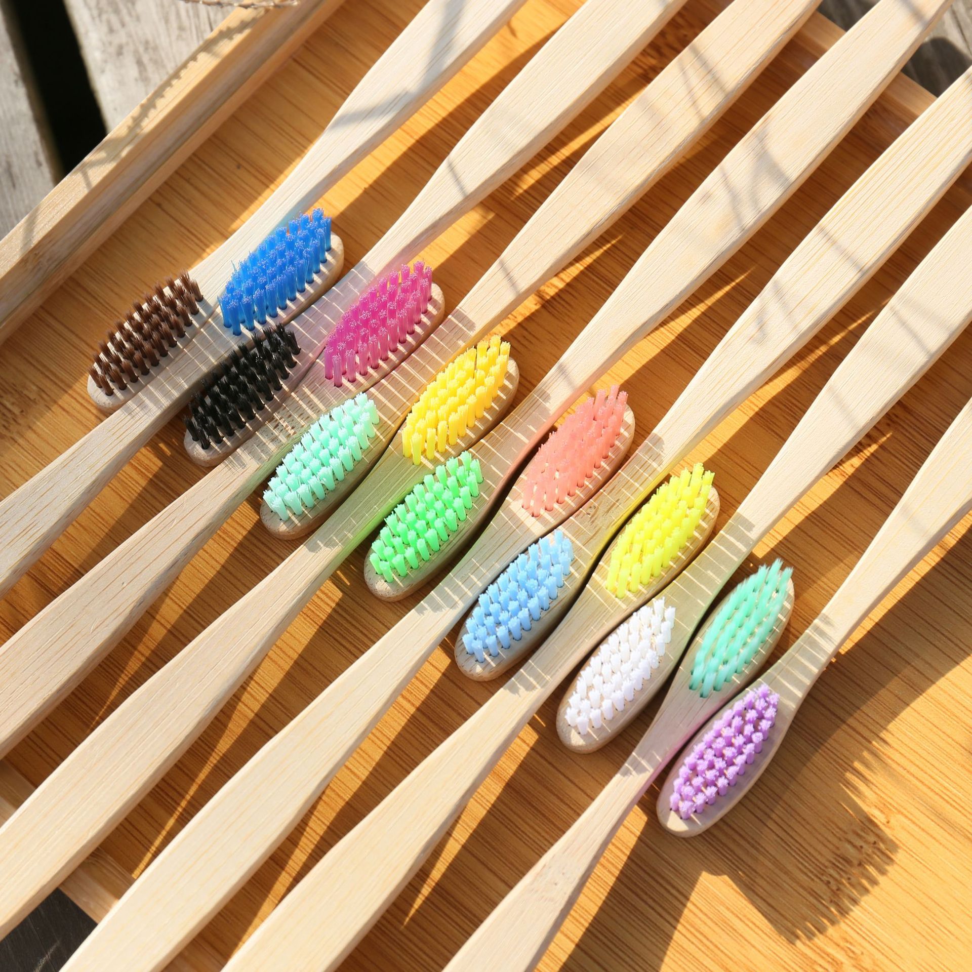 100PCS Colorful Natural Bamboo – обзор и цена Teeth Whitening Laser