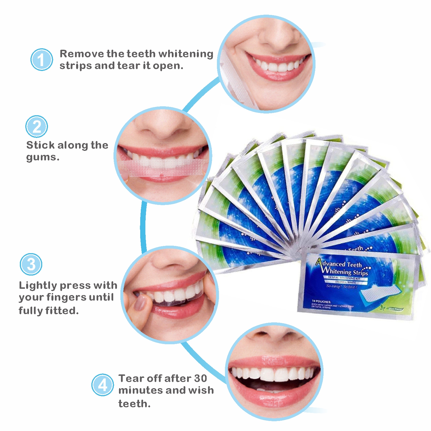 14/28pcs 3D Teeth Whitening St – обзор и цена Whitening Strip 3D