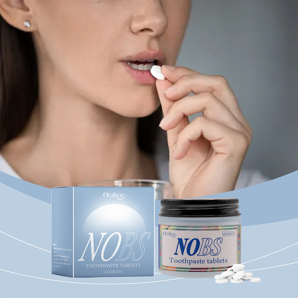 NOBS Toothpaste Tablets - Nano – обзор и цена Teeth Whitening Xylitol