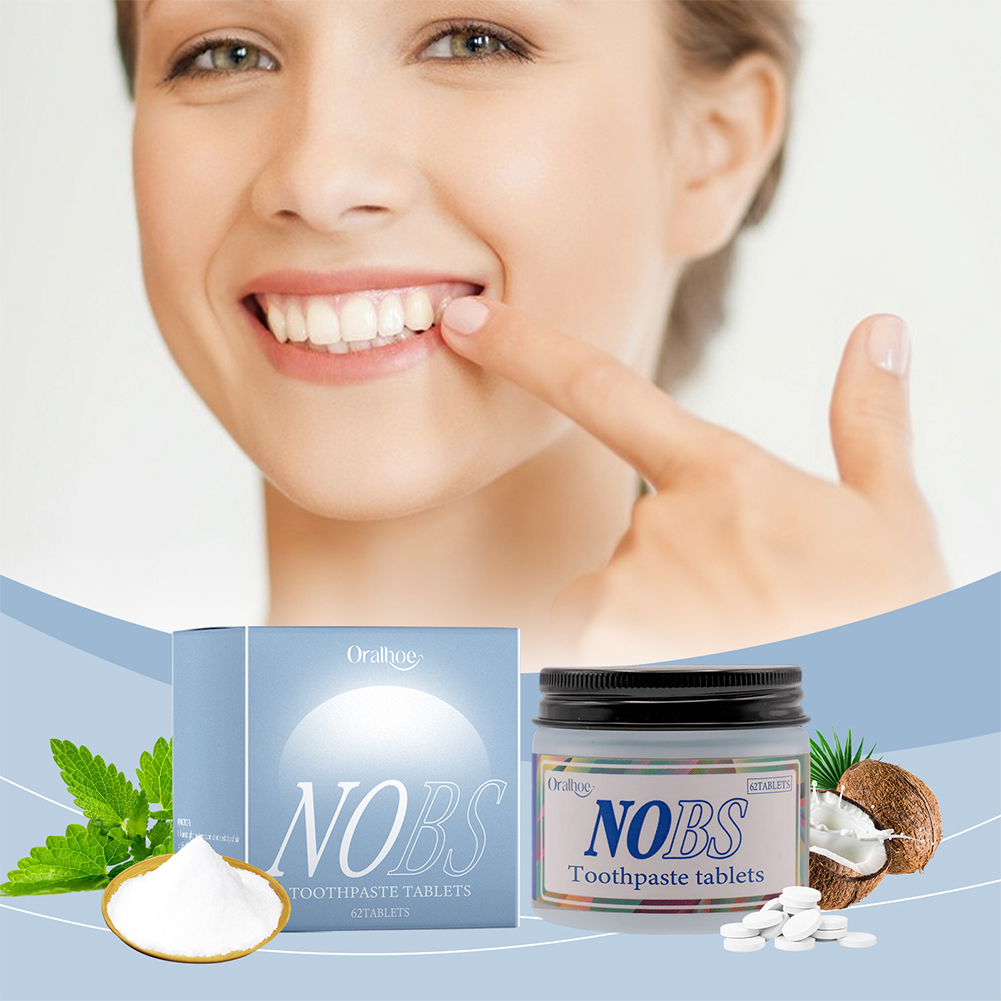 NOBS Toothpaste Tablets - Nano – обзор и цена Teeth Whitening Xylitol