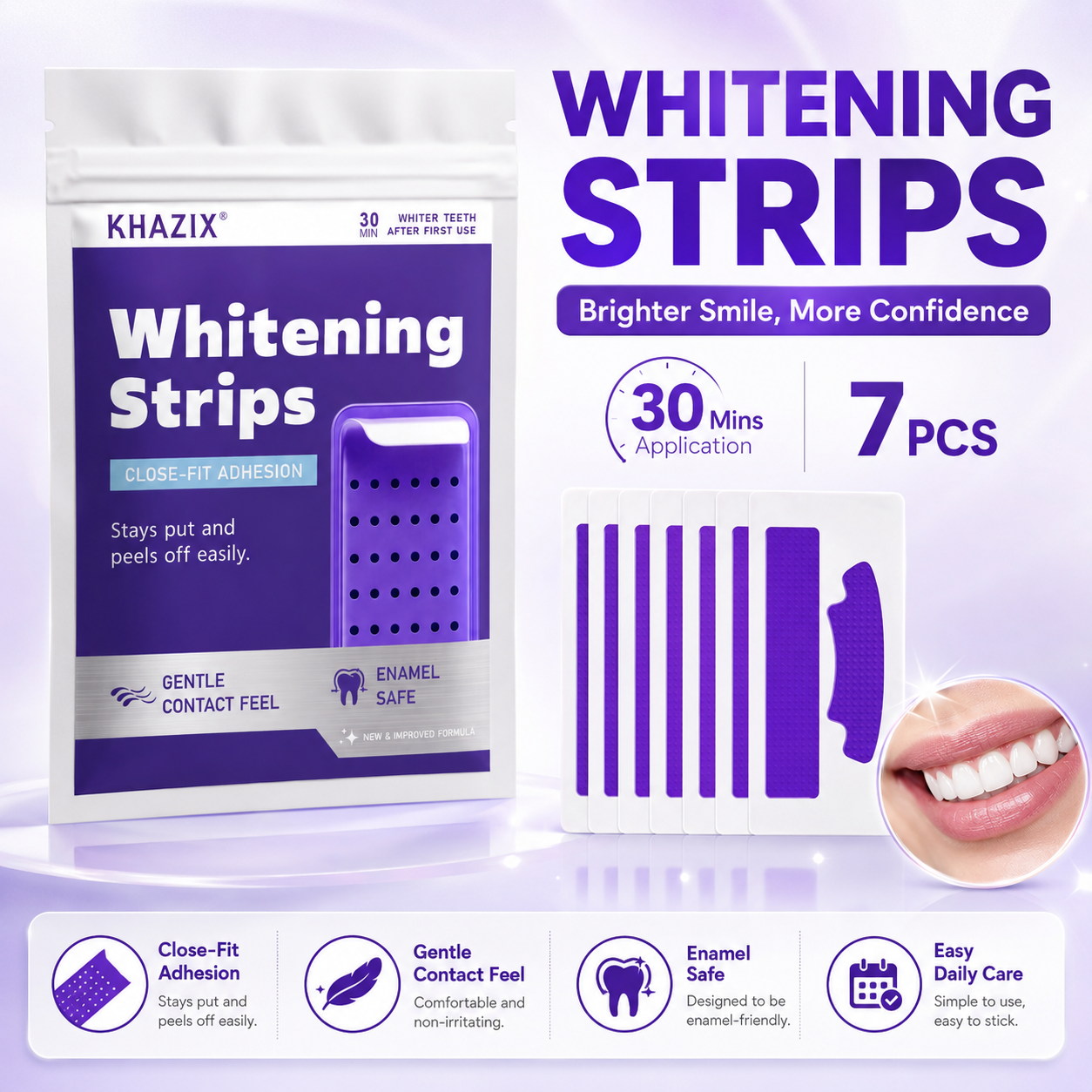 7PCS Teeth Whitening Strips fo – обзор и цена Teeth Whitening Strips Crest