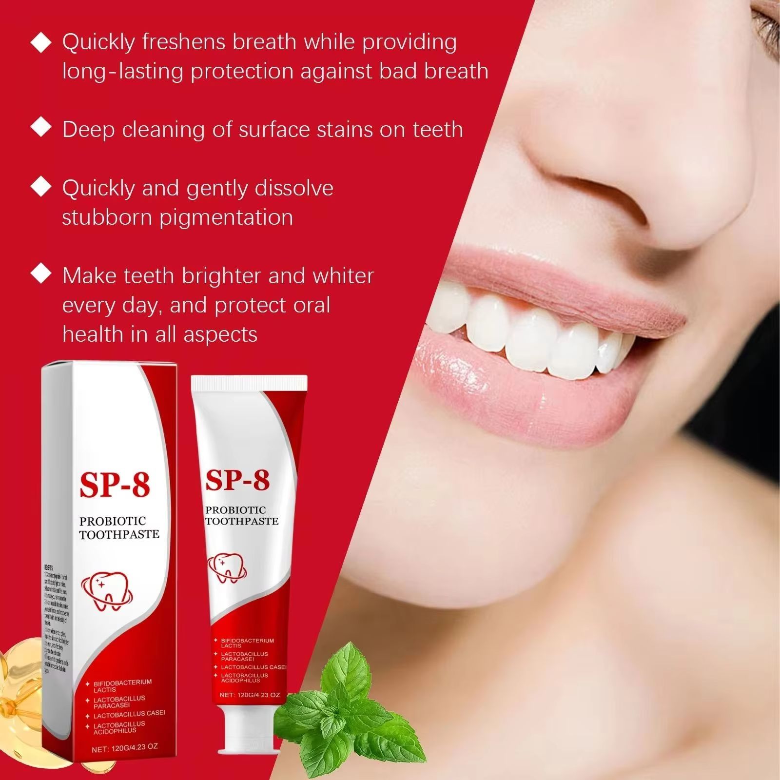 Sp 10 Probiotic Whitening Toot – обзор и цена Teeth Whitening (Bleaching)