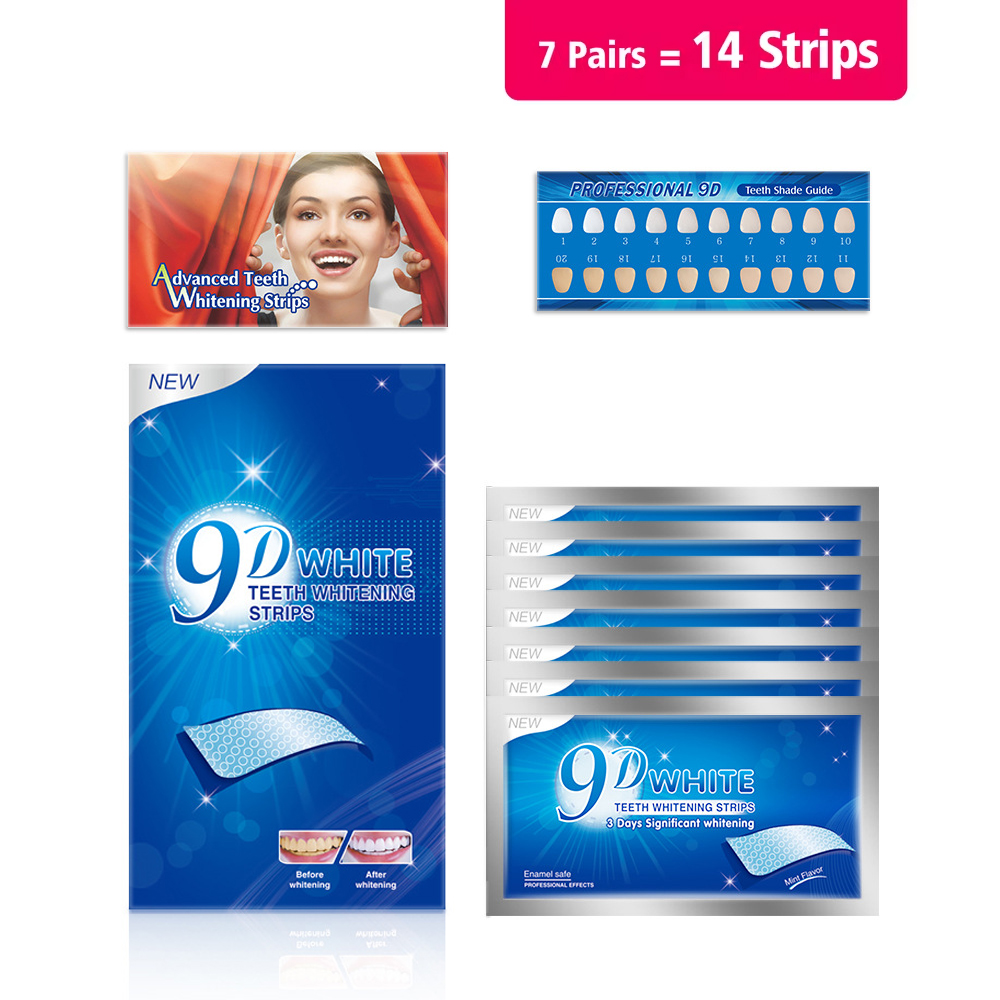 Fast Acting 3D 5D 9D Teeth Whi – обзор и цена Whitening Strip 3D