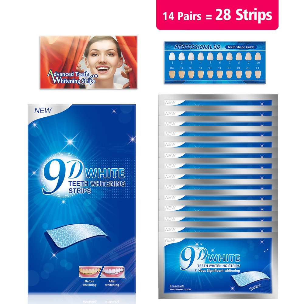 Fast Acting 3D 5D 9D Teeth Whi – обзор и цена Whitening Strip 3D