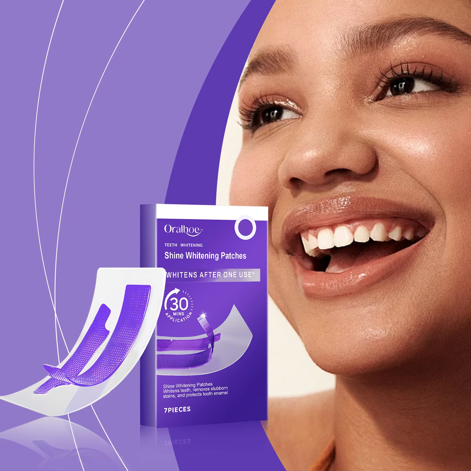 Purple Teeth Whitening Strips  – обзор и цена Teeth Whitening Strips Crest