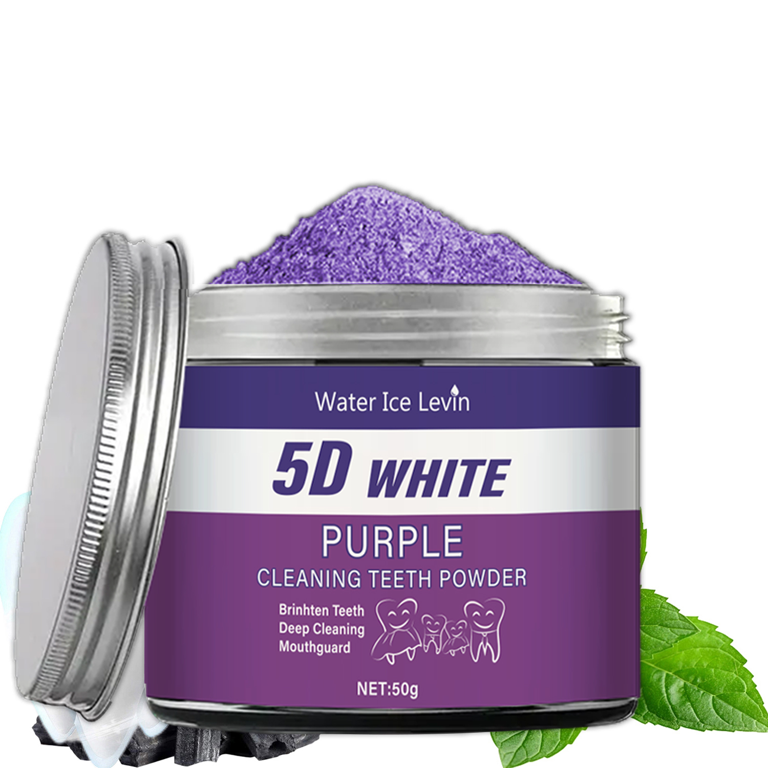 Purple Teeth Whitening Powder, – обзор и цена Teeth Whitening Ingredients