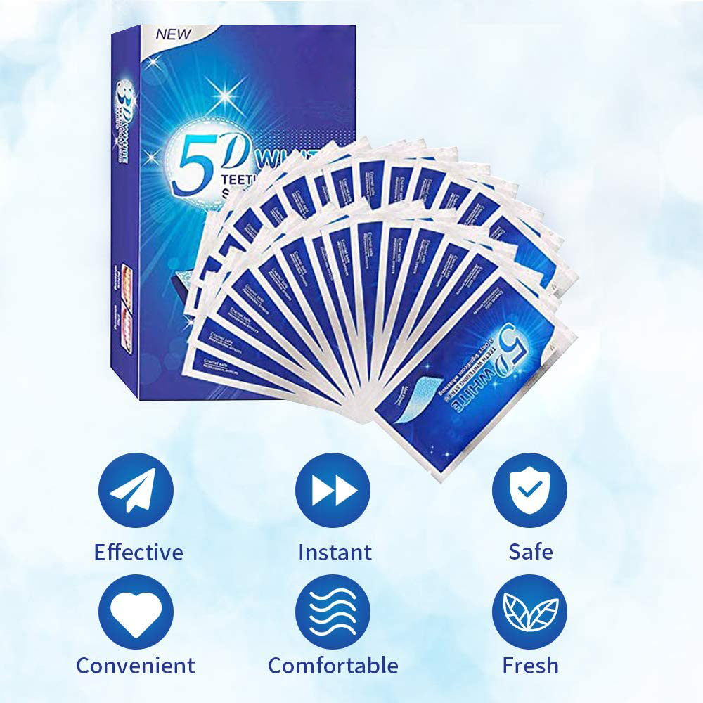 5D White Teeth Whitening Strip – обзор и цена Teeth Whitening Strips Crest