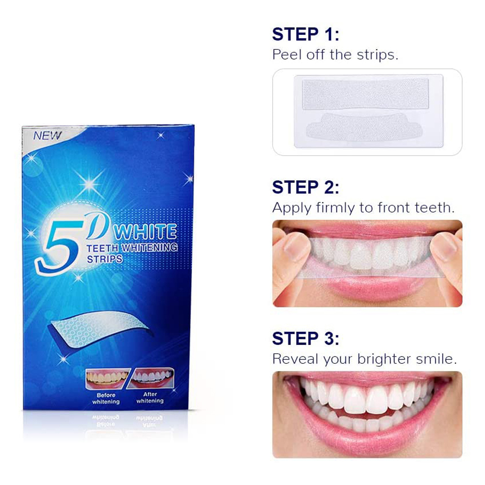 5D White Teeth Whitening Strip – обзор и цена Teeth Whitening Strips Crest