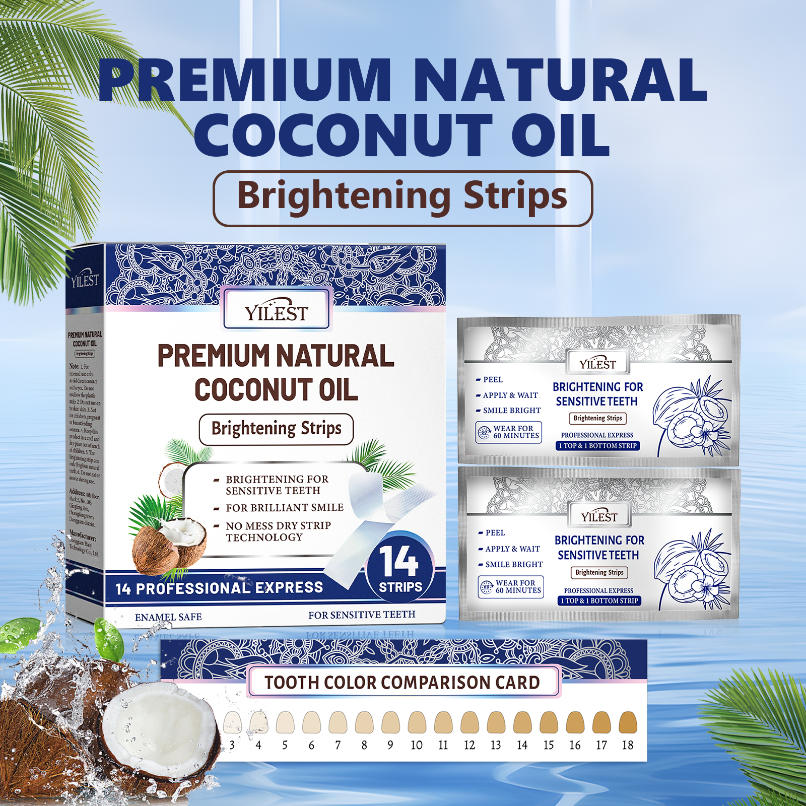 Teeth Whitening Strips 14pcs C – обзор и цена Teeth Whitening Strips Crest