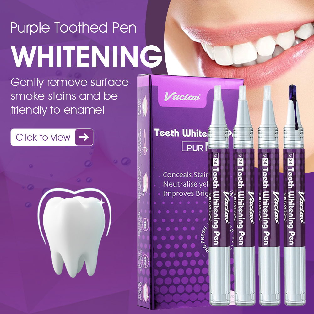Vaclav V34 Purple teeth whiten – обзор и цена Teeth Whitening Xylitol