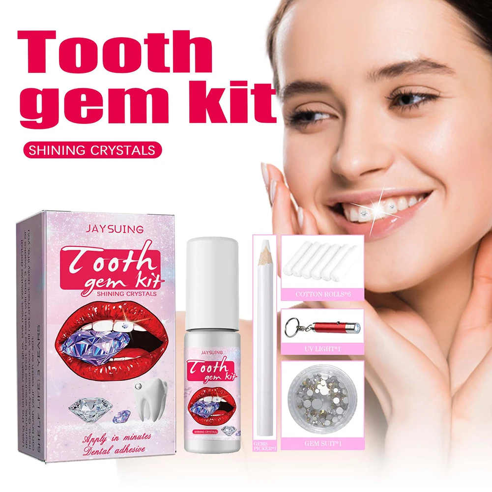 DIY Tooth Gems Kit with Crysta – обзор и цена Teeth Whitening Light Kit