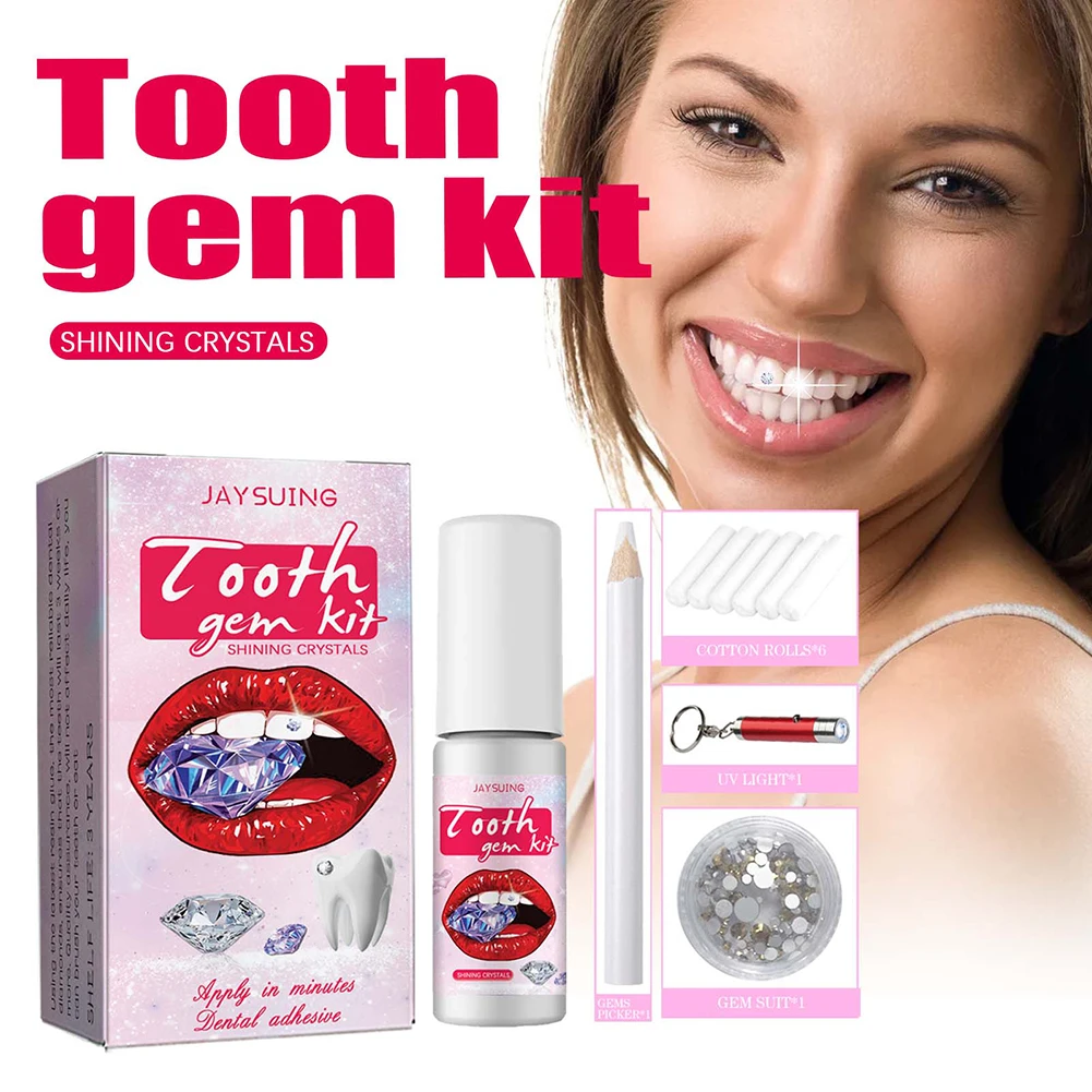 DIY Tooth Gems Kit with Crysta – обзор и цена Teeth Whitening Light Kit